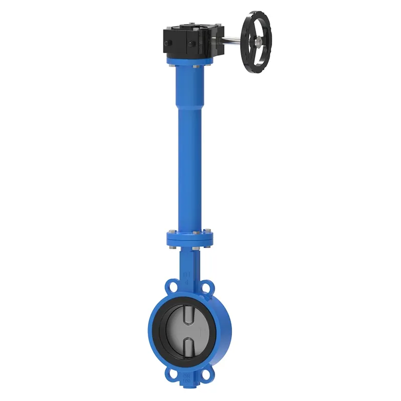 Gear Wafer Butterfly Valve kiterjesztett szár